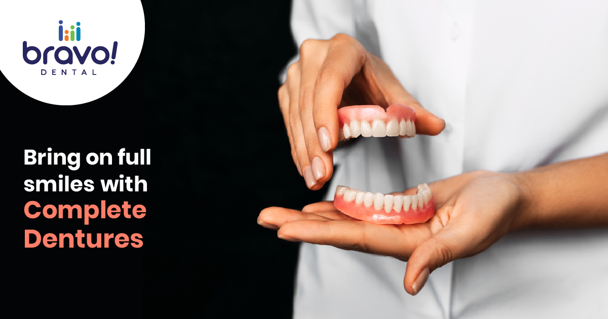 Bring on full smiles with Complete Dentures​